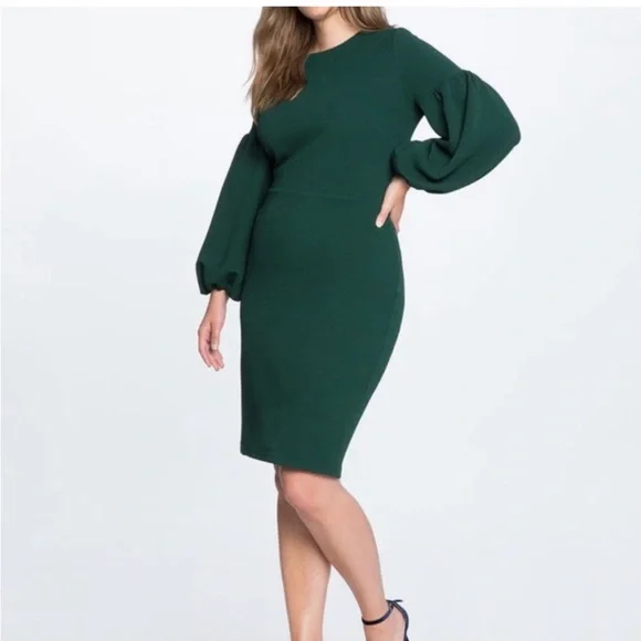eloquii green dress Green Flowy Rayon Maxi Dress